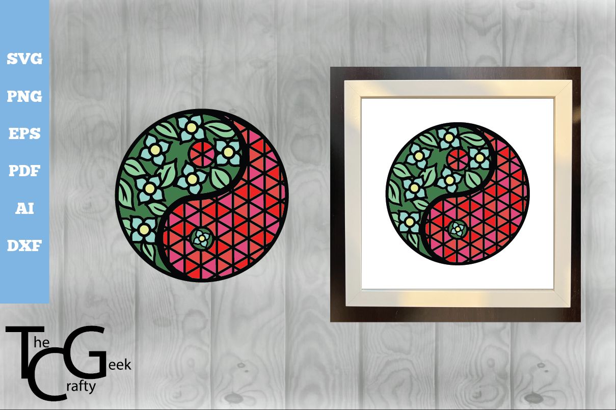Yin Yang Shadow Box and 3D Layered SVG